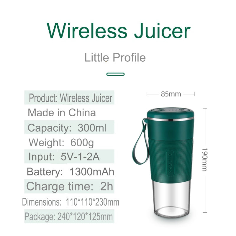 Blender Portable Rechargeable — Smoothies & Shakes