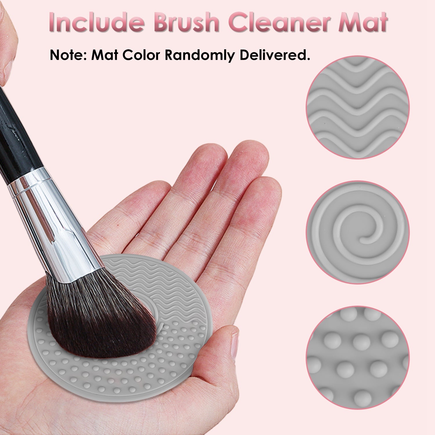 Nettoyeur de Pinceaux Maquillage 4-en-1 — UV & Séchage Automatique