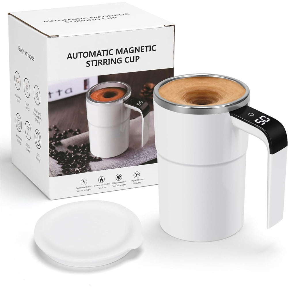 Tasse Auto-Agitante avec Affichage de Température