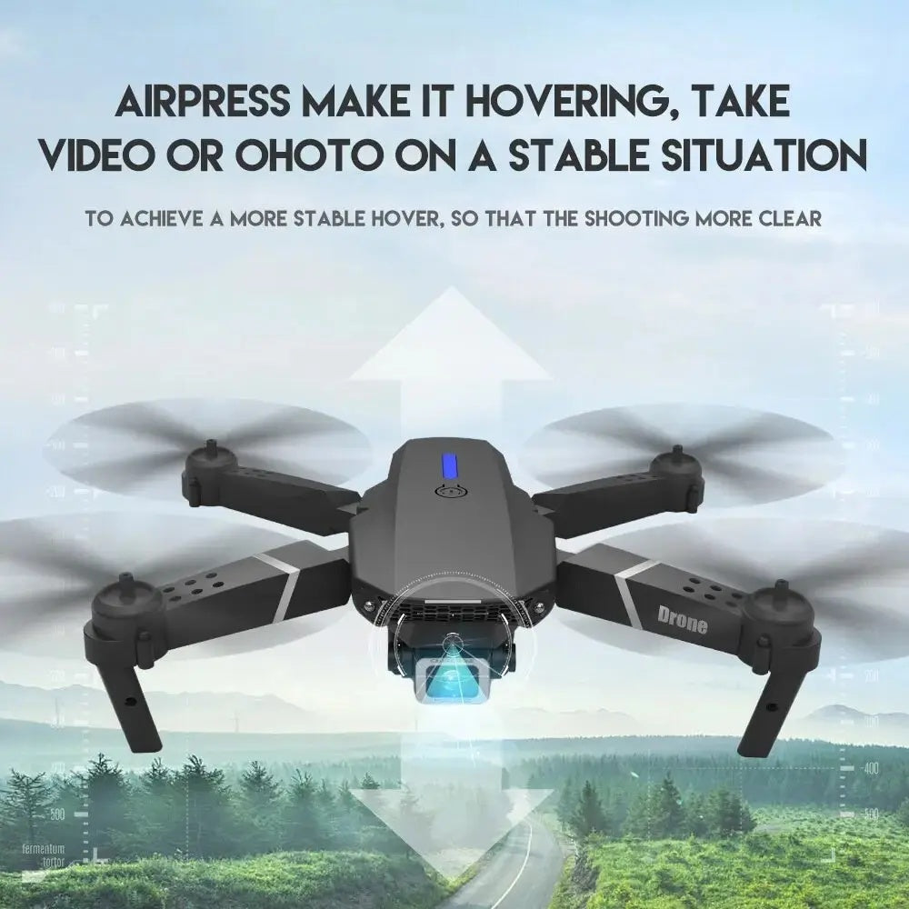 Drone E88 Pro Mini — Double Caméra 4K & Positionnement Optique
