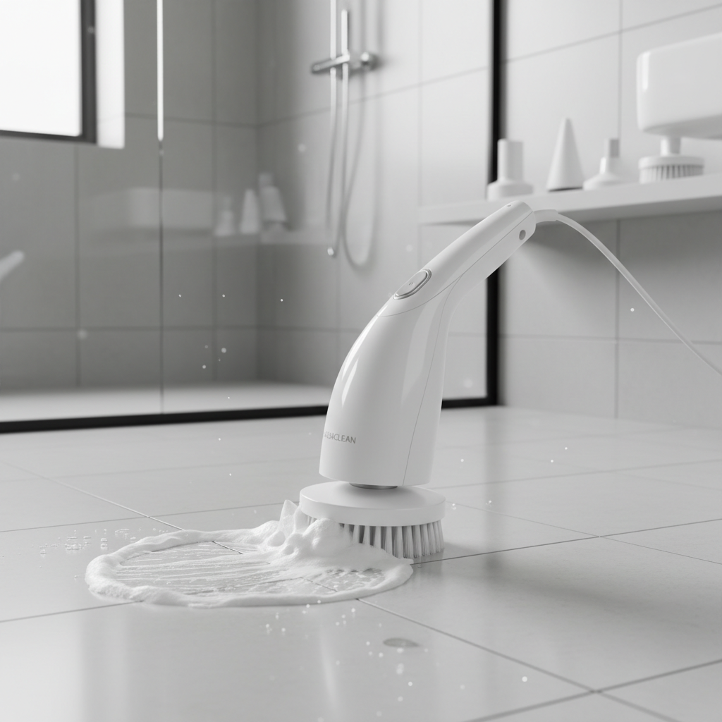 Brosse nettoyage électrique salle de bain carrelage